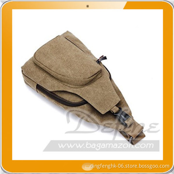 Cool Outdoor Sports Casual Canvas Unbalance Backpack